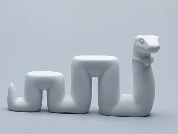 Скульптура "Змей Меандр" 121*39*68мм Скульптура "Змей Меандр" 121*39*68мм