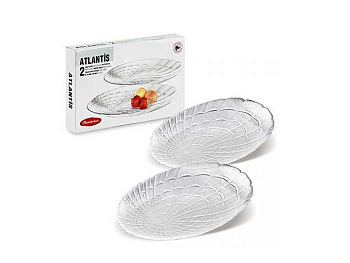 Набор овальных тарелок 2шт. АТЛАНТИС 15х24см (6)