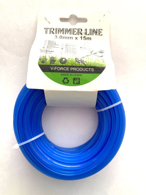 Леска для триммера 3мм 15м