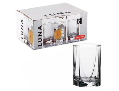 Набор стаканов 6шт. ЛУНА высокие 200мл