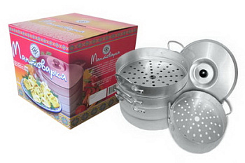 Мантоварка алюм. 6л 3 сетки