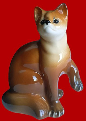 Фигурка декорат. "Соболь" 10x6x8см