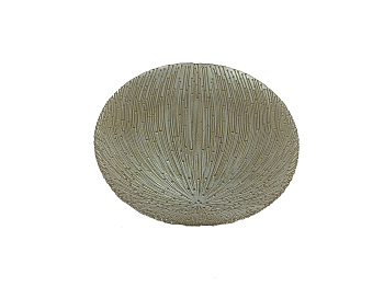 Тарелка "Фейерверк" 28см  шампань