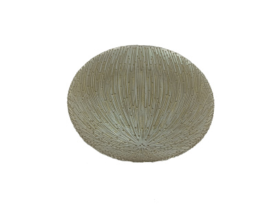 Тарелка "Фейерверк" 28см  шампань