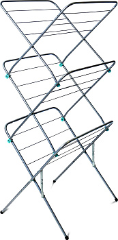 Сушилка напольная верт. складная 15м 10кг 530х495х1300мм