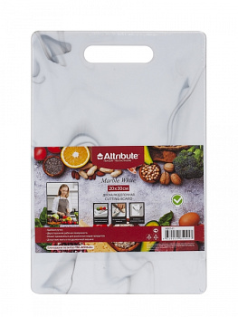 Доска разделочная MARBLE White 20х30см