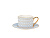 Чашка с блюдцем 250мл  "Азур 1" ф.Идиллия кост.фарфор