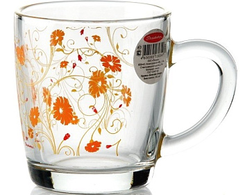 Кружка 350мл "Серенада оранжевая"