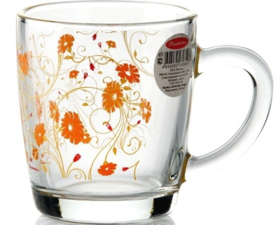 Кружка 350мл "Серенада оранжевая"