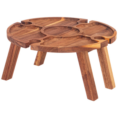 Столик сервировочный винный акация 30*30*15см