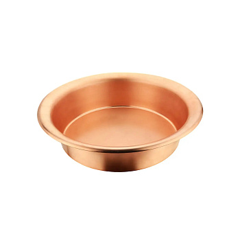 Таз 4.5л медный без ручки Таз 4.5л медный без ручки