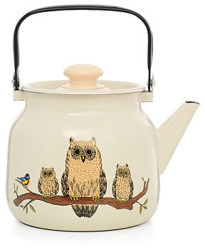 Чайник эмал. "Совы" 3.5л