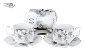 Набор чайный 6перс. 12пр. 230мл "Apple bloom"