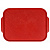 Поднос 45*35.5см красный средний