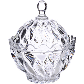 Ваза для конфет FLORENCE с крышкой 850мл (12)