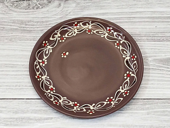 Тарелка десертная Ритм коричневый  20.5см