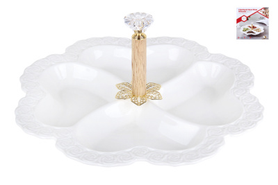 Менажница 4-x секционная 24см