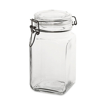 Банка д/сыпучих KREMLIN с крышкой и метал.замком 1350мл