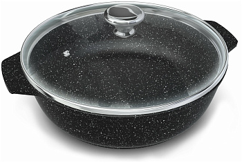 Жаровня со стекл. крышкой 3л «Neva Granite» Жаровня со стекл. крышкой 3л «Neva Granite»