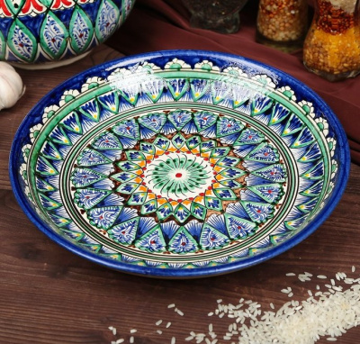 Ляган круглый "Риштан" 24.5см