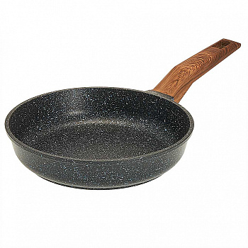 Сковорода-сотейник с антипригарным покрытием ручка soft-touch 22см Гранит "Мегалит 14" Сковорода-сотейник с антипригарным покрытием ручка soft-touch 22см Гранит "Мегалит 14"