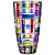 Ваза "Linea colored" 13.5х13.5х25см Ваза "Linea colored" 13.5х13.5х25см