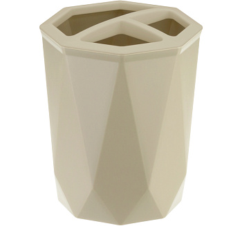 Подставка для зубных щеток ПРИЗМА латте