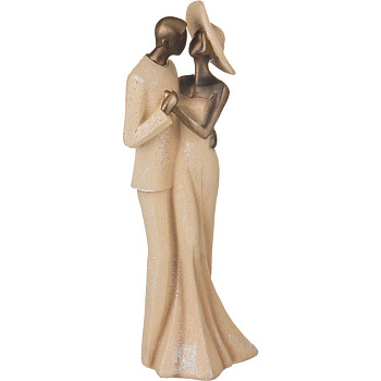 Фигурка декоративная "Влюбленные" 10*10*31см