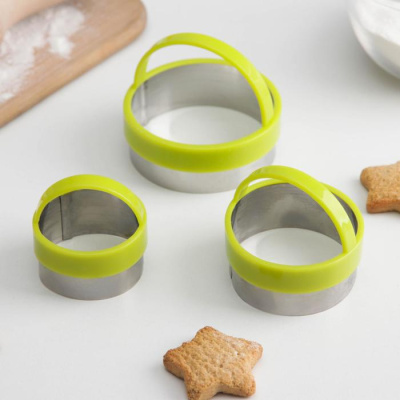 Набор форм для вырезания печенья KONFINETTA «Круг» 7*4.5см 3шт