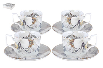 Набор чайный 4перс. 8пр. 230мл "Light flower"