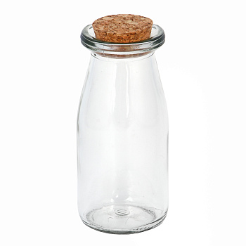 Банка для хранения 220мл 13*6см стекло пробка (50)