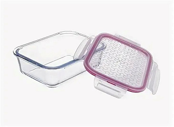 Контейнер 1520мл 221х165х66мм   крышка пластик