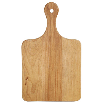 Доска раздел. буковая 350x210x18мм с ручкой