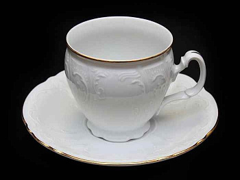 Пара чайная высокая 250мл "Отв. золотом"