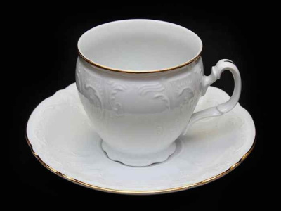 Пара чайная высокая 250мл "Отв. золотом"