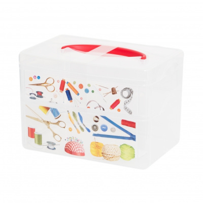 Коробка универс. с ручкой Multi Box 2л+3л 245*160*165мм 2 секции