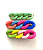Зажим заколка цветная
