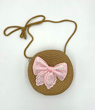 Сумка соломенная d15см