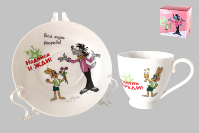 Пара чайная 440мл "Ну, Погоди!"