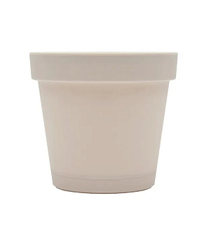 Горшок для цветов "Париж" 1.4л молочный