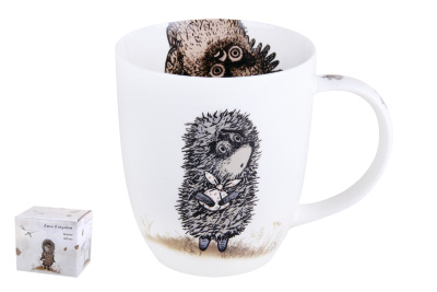 Кружка 420мл "Ежик в тумане" ф.дерби под.уп.