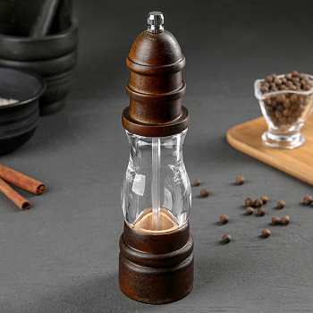 Мельница «Эстет» 22x5.5см керамический меxанизм дуб