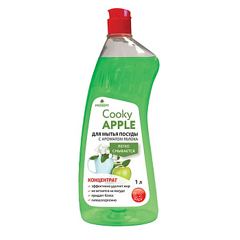 Cooky Apple гель для мытья  посуды вручную яблоко концентрат 1л