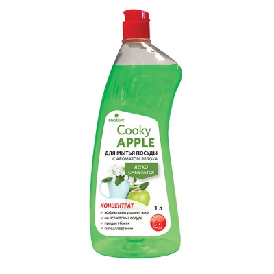 Cooky Apple гель для мытья  посуды вручную яблоко концентрат 1л