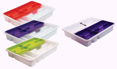 Лоток-вкладыш для столовых приборов 2-х ур. 30*39 14*37см