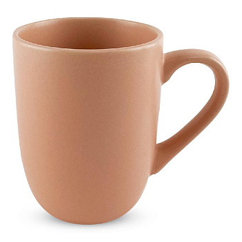 Кружка 320мл розовый матовый