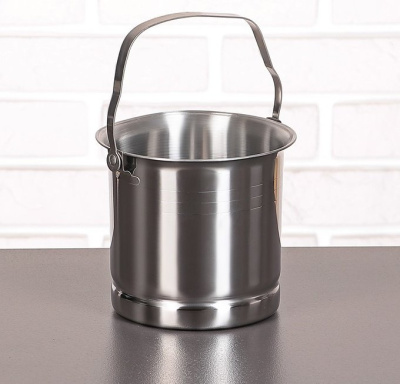 Ведро для льда мет. 1.3л с ситом