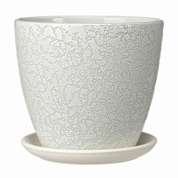 Горшок для цветов "Маджента"  белый крокус  0.7л 12см