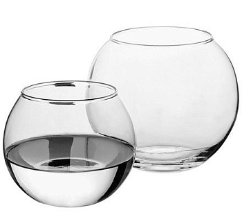 Ваза ФЛОРА аквариум 10см h19см