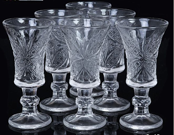 Набор рюмок 6шт Бабочка